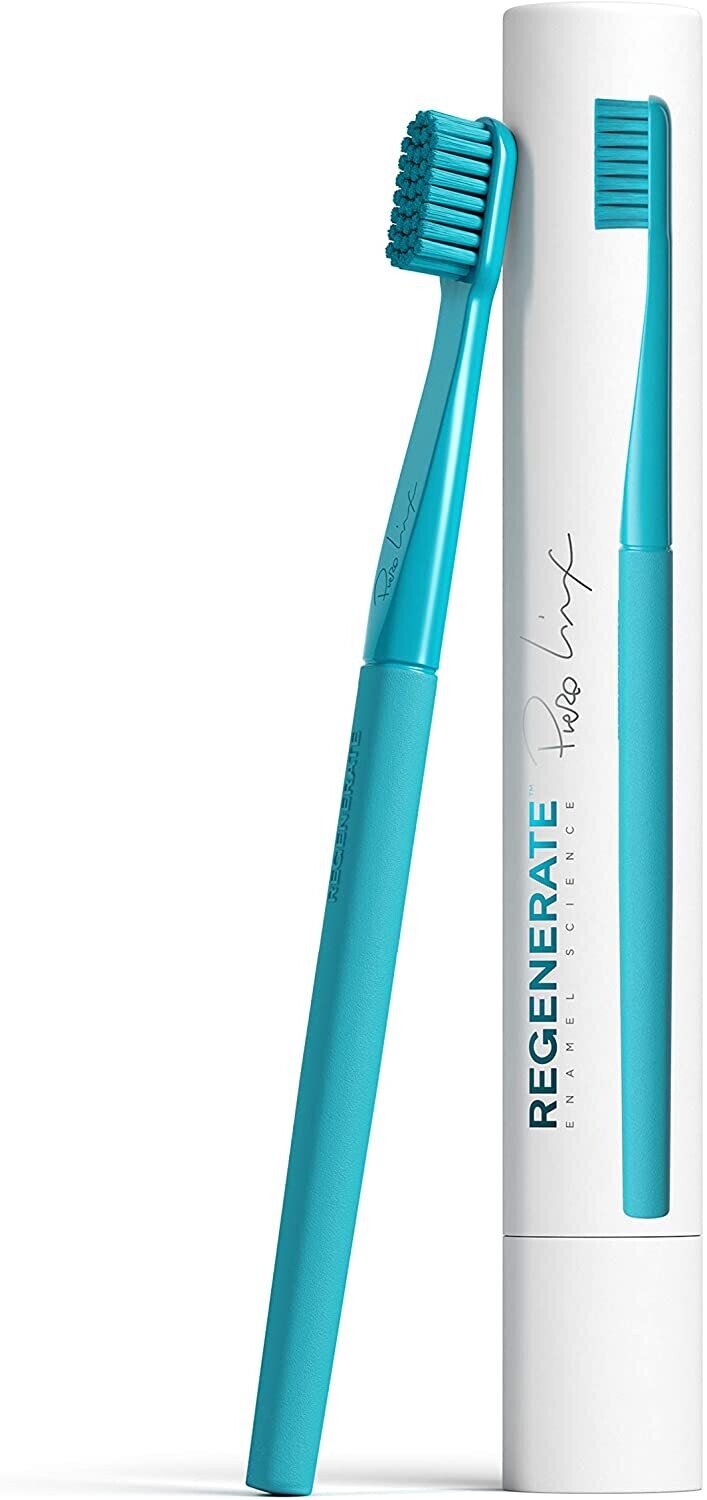 Regenerate Spazzolino da denti disegnato da Piero Lissoni - Setole Ultra Morbide - Plastica riciclata – Antibatterico
