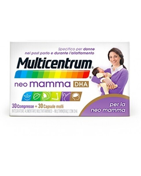 Multicentrum Neo Mamma Dha 30 Compresse + 30 Capsule Molli