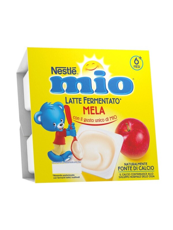 Nestle Mio Merende Latte Fermentato Mela 4x100g
