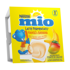 Nestle Mio Merende Latte Fermentato Mango e Banana 4x100g