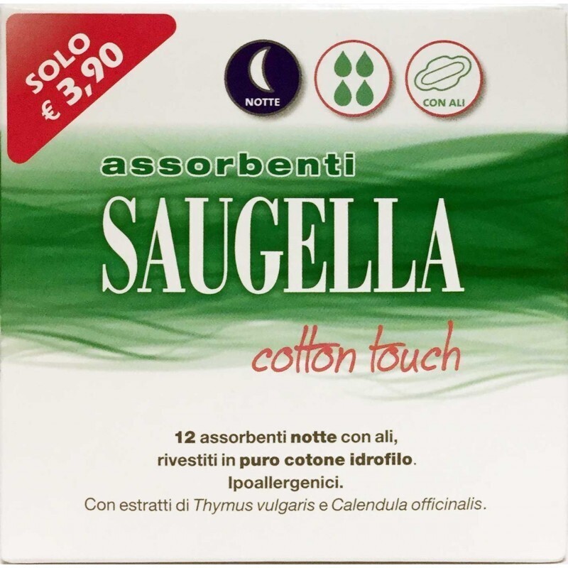 Saugella Assorbenti Notte 12pz