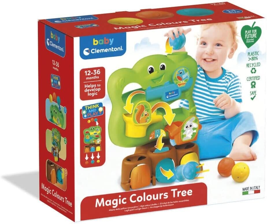 Clementoni Magic Colours Tree Albero delle Palline Nascondine 12-36 mesi
