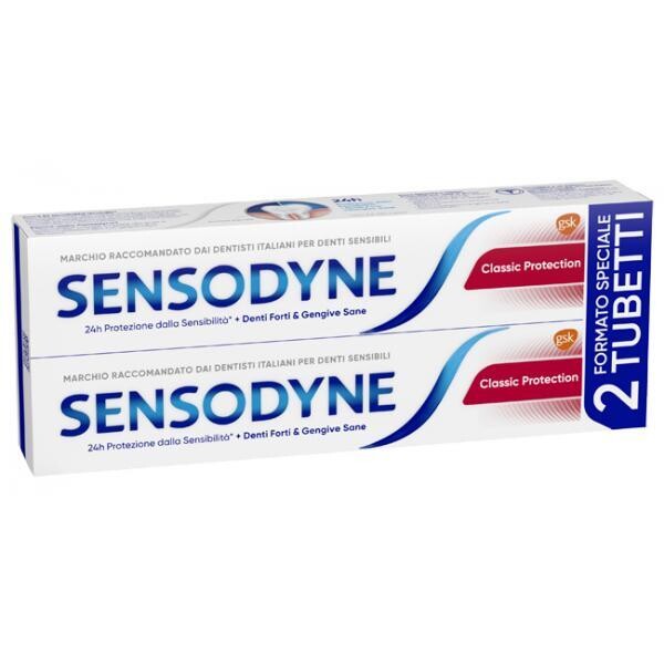 Sensodyne Classic Protection Dentifricio 2x75ml