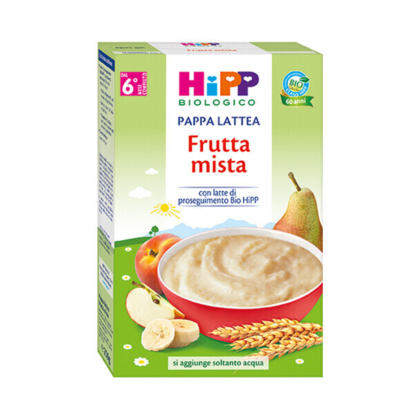 Hipp Pappa Lattea di Frutta Mista 250g