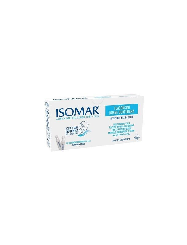 Isomar Naso e Occhi Soluzione Isotonica  Adulti e Bambini 20pz da 5ml