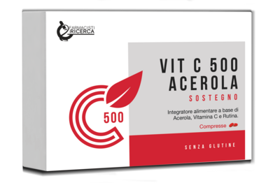 L.R.B. Vit C 500 Acerola Sostegno Integratore Alimentare 30 compresse