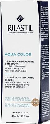 Rilastil Aqua Color Gel Crema Colorata Idratante 40ml Medium Color