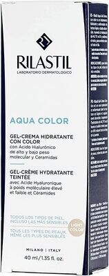 Rilastil Aqua Color Gel Crema Colorata Idratante 40ml Light Color