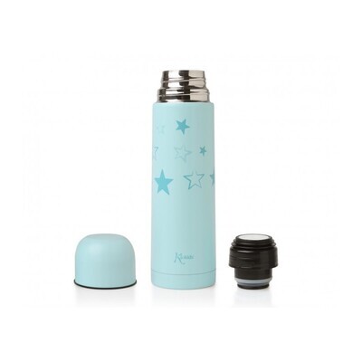 Kiokids Termos per Liquidi Acciaio Inox Verde con doppia parete da 500 ml cod.3103