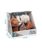 Kiokids Orsetto Spirale Marrone Bianco