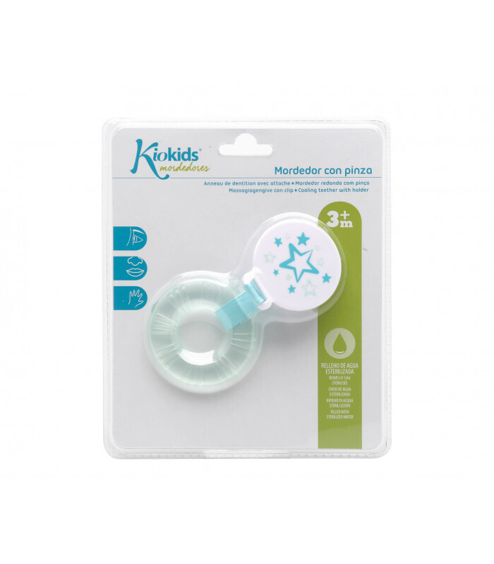 Kiokids Massaggiagengive con Clip Stelle Azzurre