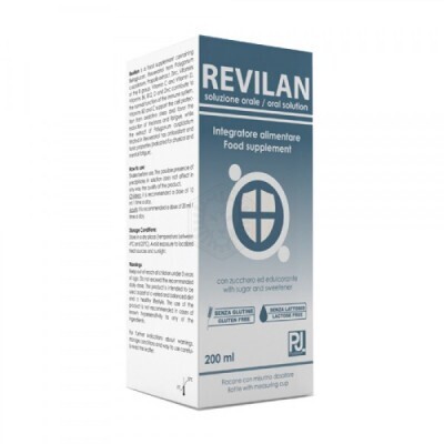 Pj Pharma Revilan Soluzione Orale Integratore Alimentare per le Difese Immunitarie Flacone da 200ml