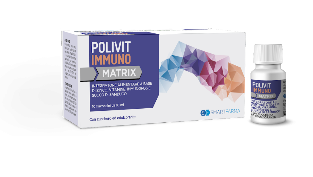 Smart Polivit Immuno Matrix Integratore alimentare 10 flaconcini da 10ml