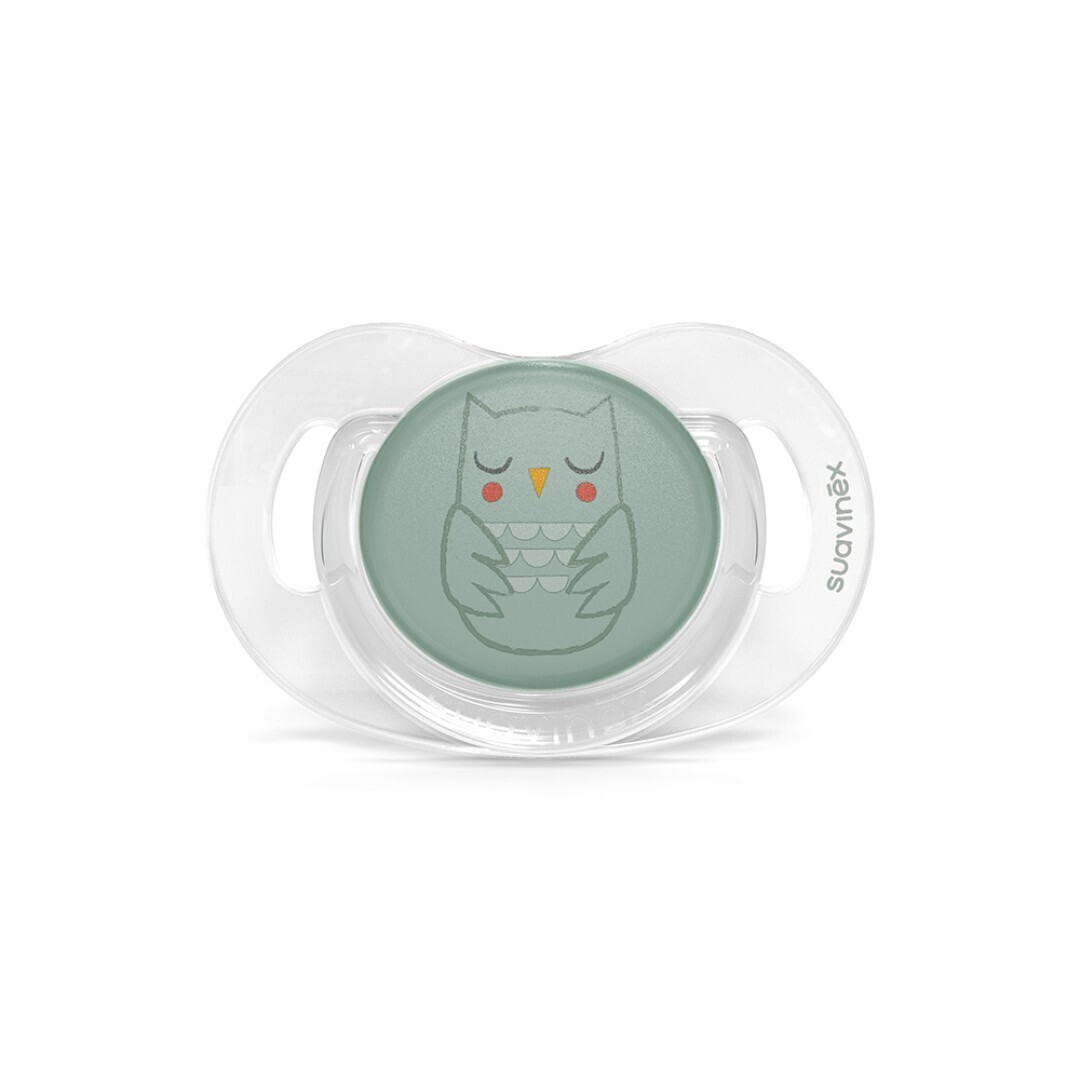 Suavinex Succhietto Bonhomia con Tettarella Simmetrica SX Pro 0-6 Mesi Verde