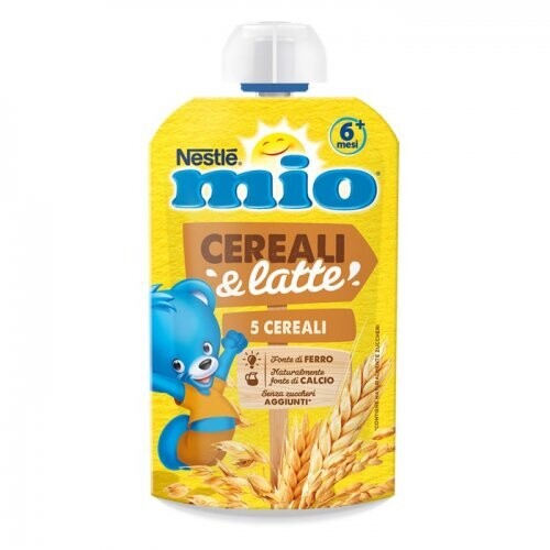 Nestle Pouch Mio Cereali e Latte 5 Cereali 110gr