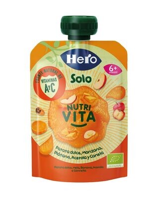 Hero Pouch Nutrivita Patate Dolce Mela Banana Acerola e Cannella 100g