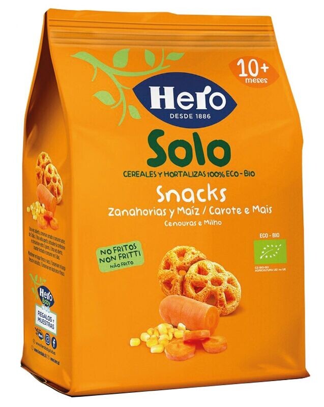 Hero Baby Snack Carote e Mais Bio 50g