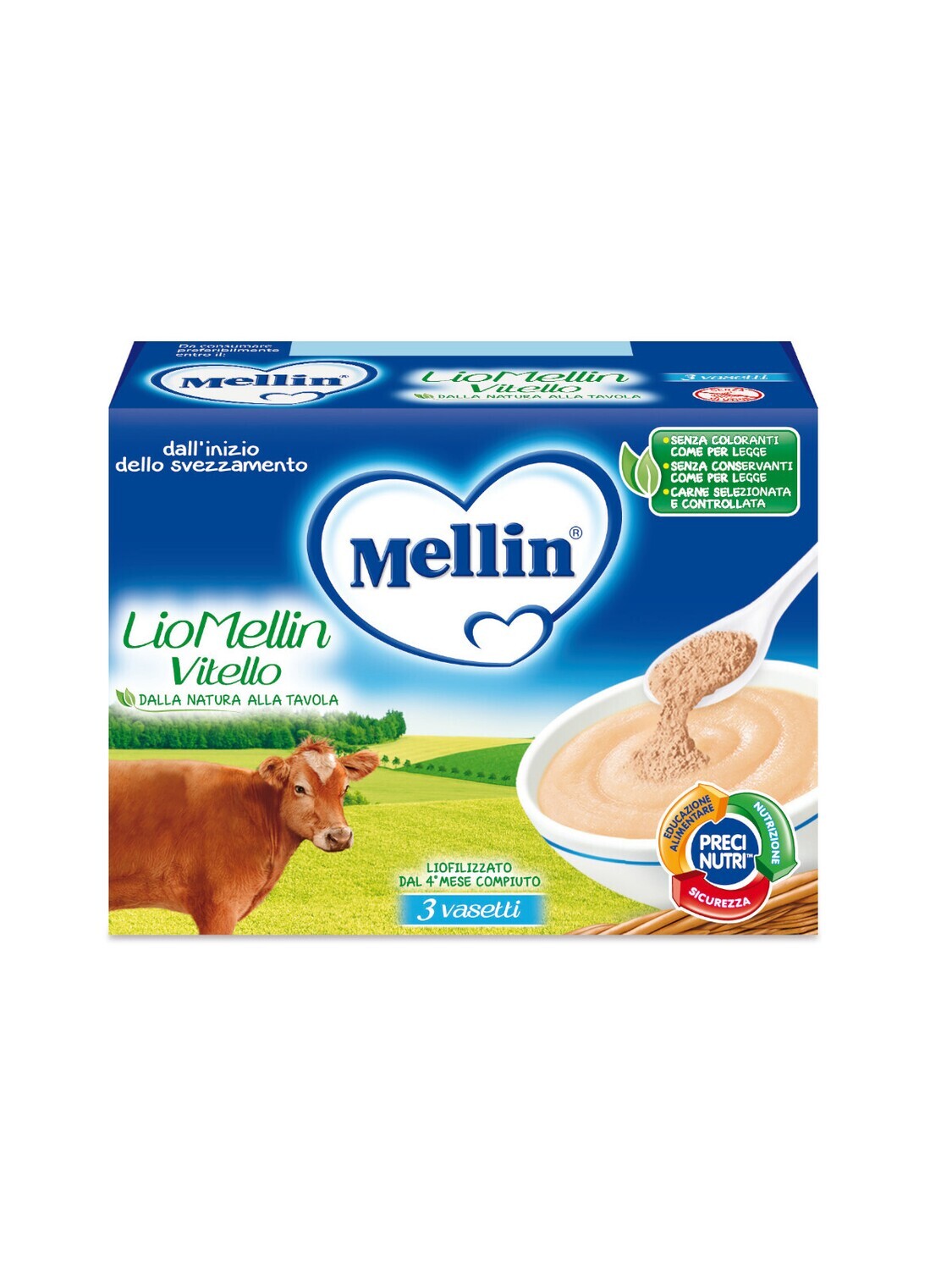 Mellin Liofilizzato Vitello 3x10g