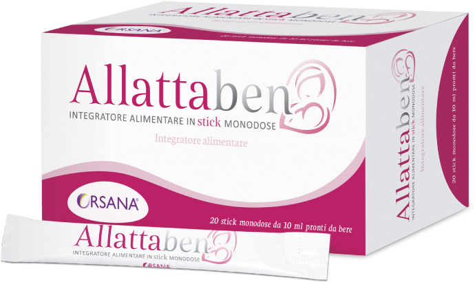 Orsana Allattaben Integratore per Allattamento 20 Stick da 10 Ml