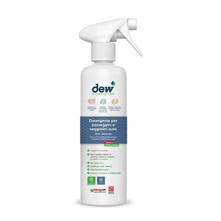 Dew Detergente per Passeggini e Seggiolini 
 Auto 100% Minerale 500ml