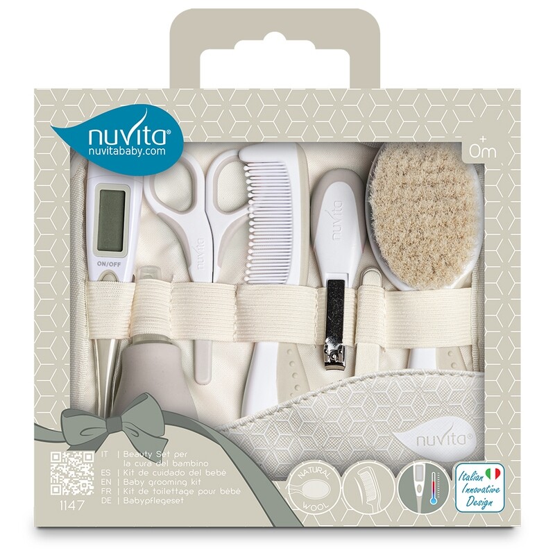 Nuvita Beauty Set Cura del Neonato con Termometro Beige 1147
