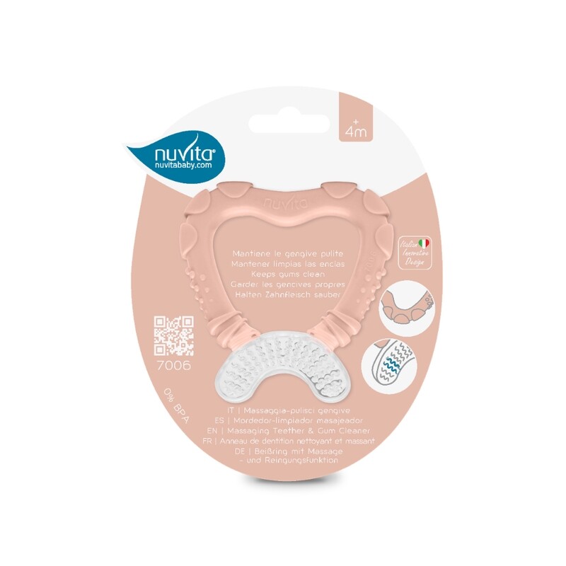 Nuvita Massaggia Pulisci Gengive 4m+ Arancio 7006