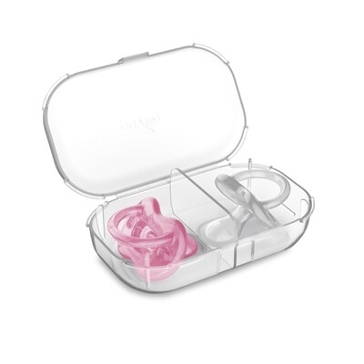 Nuvita Succhietto in Silicone Rosa e Trasparente