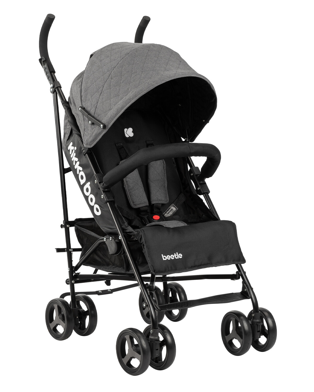 Kikka Boo Beetle Passeggino Leggero Grigio Dark Grey