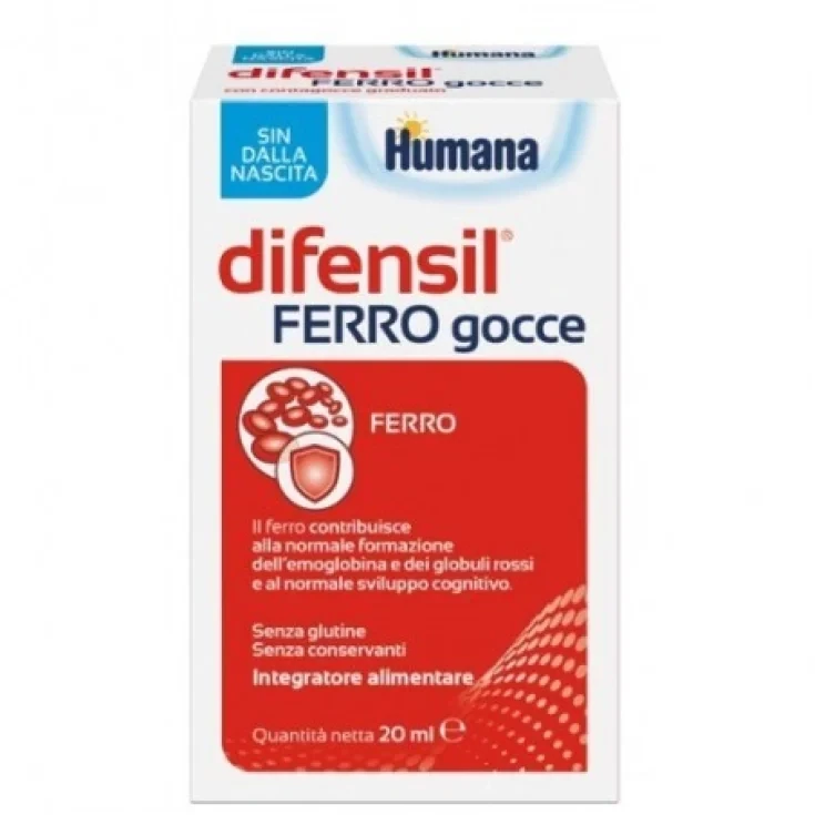 Humana Difensil Ferro Gocce Flacone da 20ml