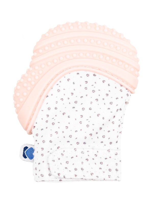 Kikka Boo Guanto Massaggia Gengive Rosa 1pz