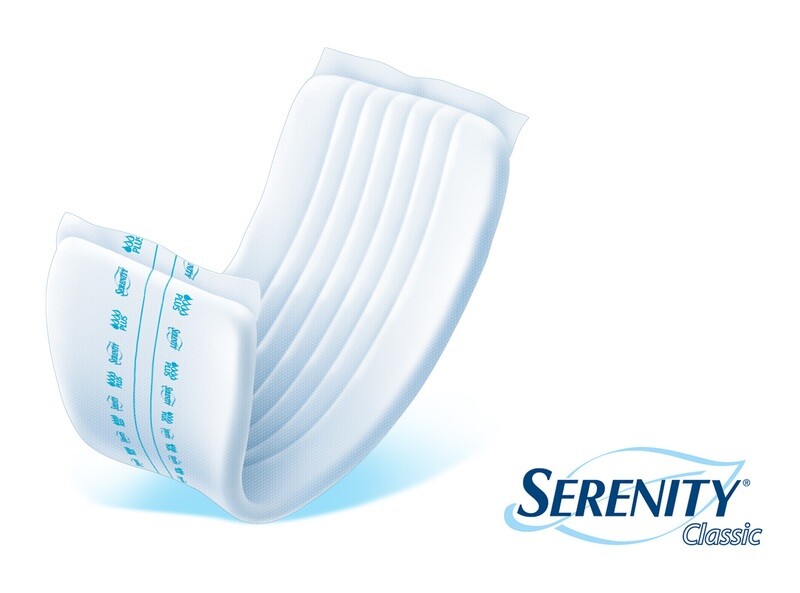 Serenity Classic Pannolini Rettangolare Plus con Barriera 30Pz