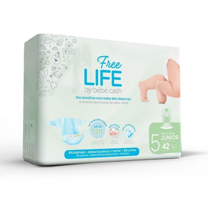 Freelife Pannolino Junior 5 Tg 11-16 kg da 42pz