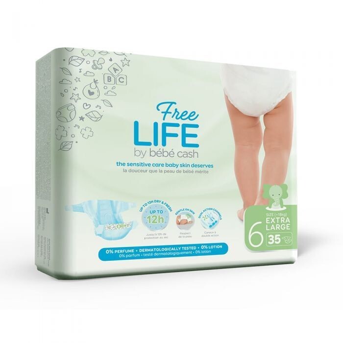 Freelife Pannolino XL 6 Tg 13-18 kg da 35pz