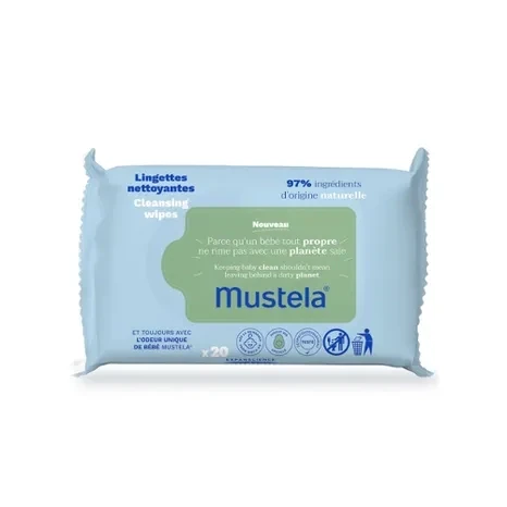 Mustela Salviettine Multiuso Viso e Mani 20pz