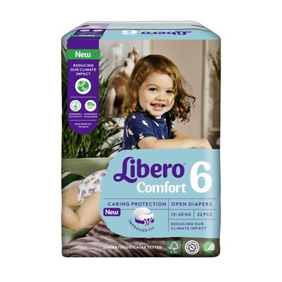 Libero Comfort 6 Pannolino 13-20 kg 22pz