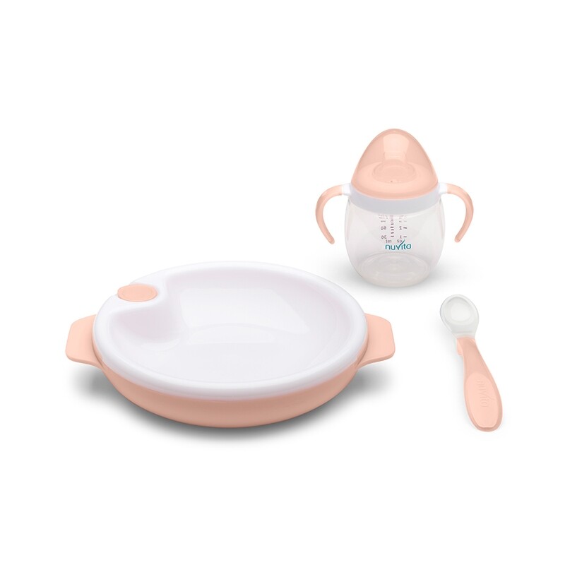 Nuvita Piatto Termico con Serbatoio Rose