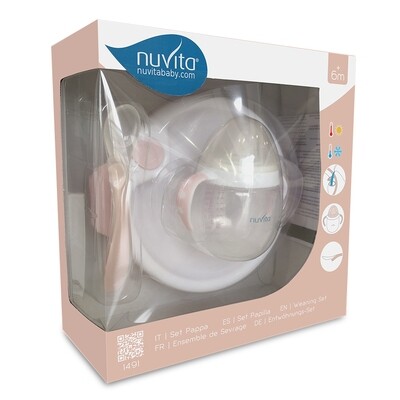 Nuvita Piatto Termico con Serbatoio Rose