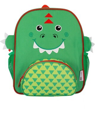 Zoocchini Zainetto Bimbi Everyday Backpack - Devin the Dinosaur - 26 x 33 x 10 cm