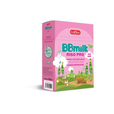 Bbmilk Latte Bio Riso Pro 1-3 Anni da 400gr