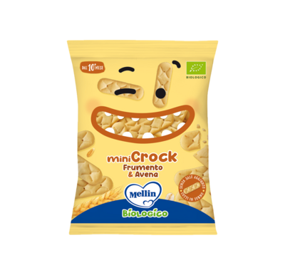 Mellin Snack Minicrock Frumento e Avena
Confezione da 30 g