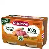 Plasmon Omogeneizzato di Carne Manzo e Carote 2x120g