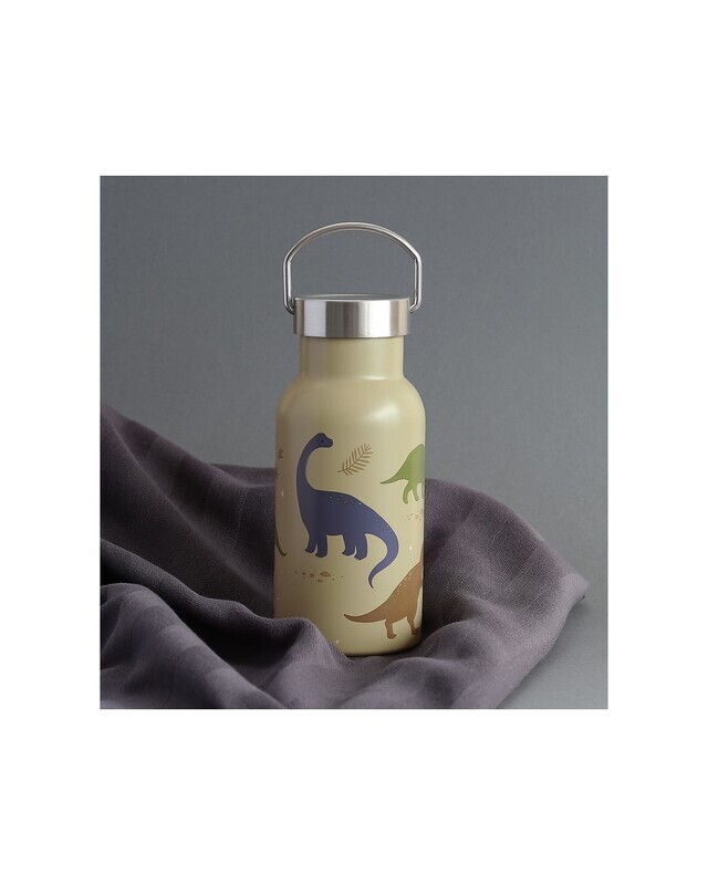A Little Lovely Company Borraccia Termica in Acciaio Inossidabile 350 ml Dinosauri