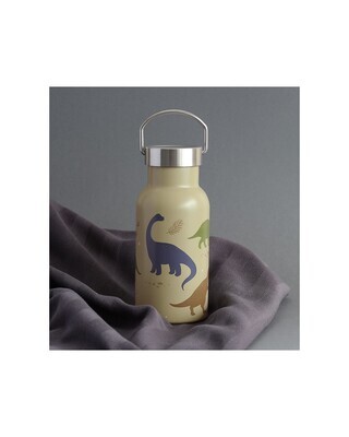 A Little Lovely Company Borraccia Termica in Acciaio Inossidabile 350 ml Dinosauri