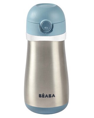 Beaba Tazza Termica in Acciaio Inossidabile con Manico - 350 ml - Blu Marino