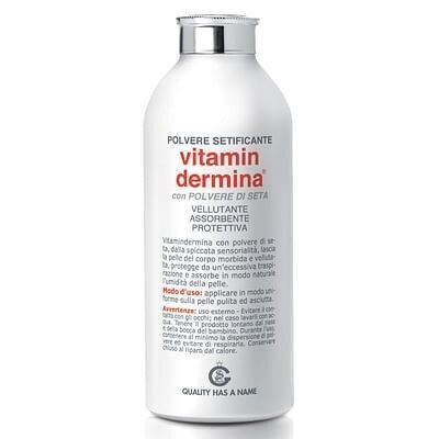 Vitamin Dermina Polvere Setificante con Polvere di Seta Talco Profumato100ml
