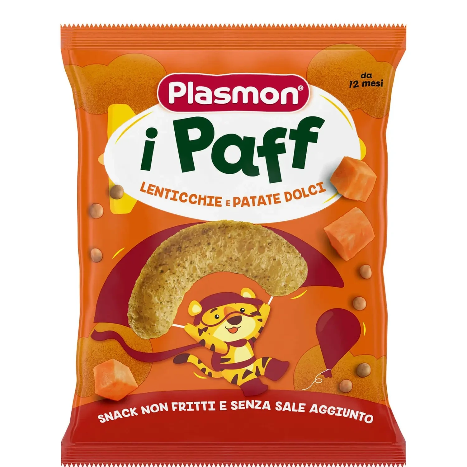 Plasmon Paff Lenticchie e Patate Dolci 15g