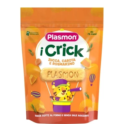 Plasmon Biscotto Crick Zucca Carota Rosmarino 100g