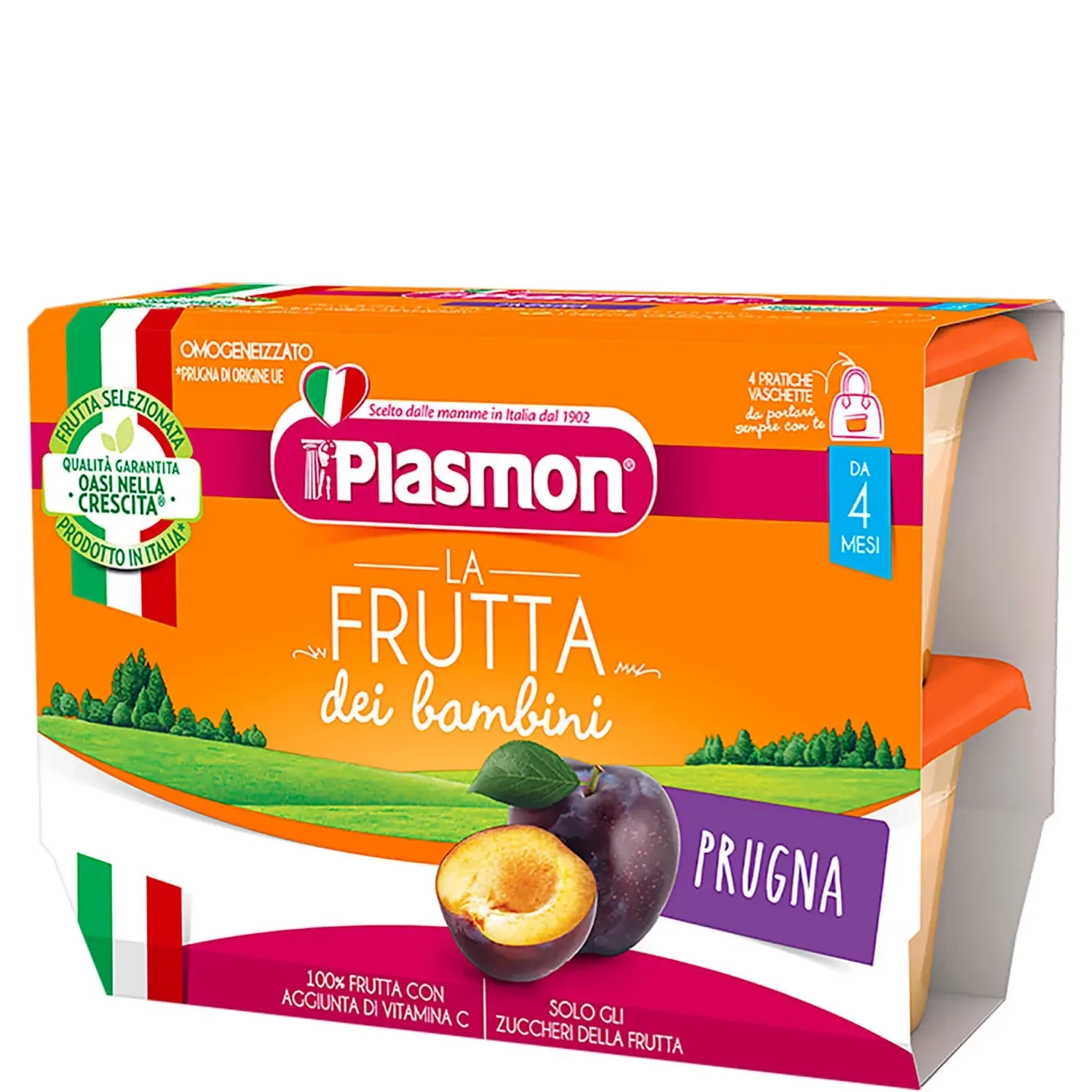 Plasmon Sapori di Natura Prugna 4x100g