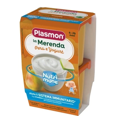 Plasmon Merenda Pera Yogurt 2x120g