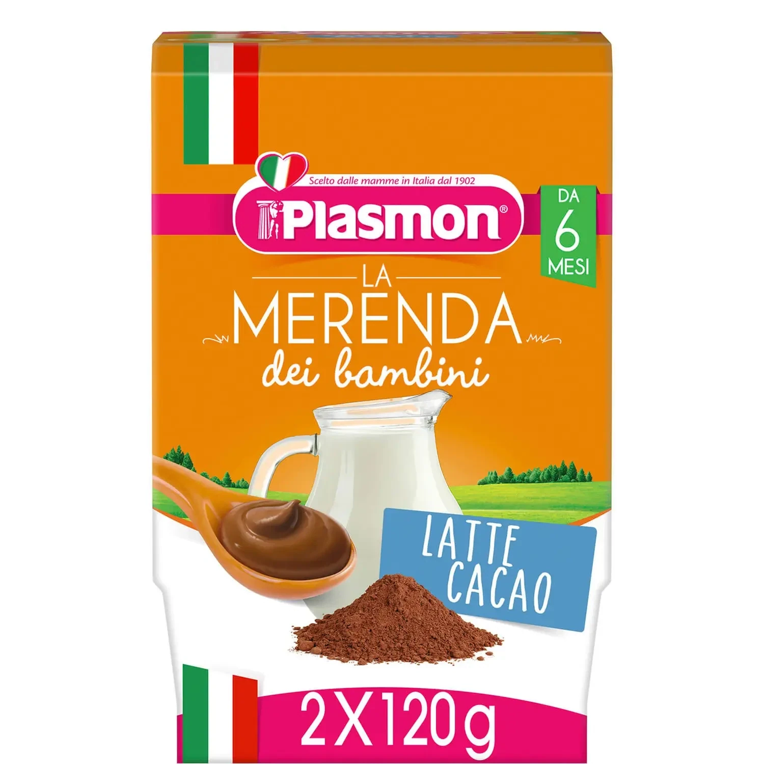 Plasmon Merenda Latte Cacao 2x120g